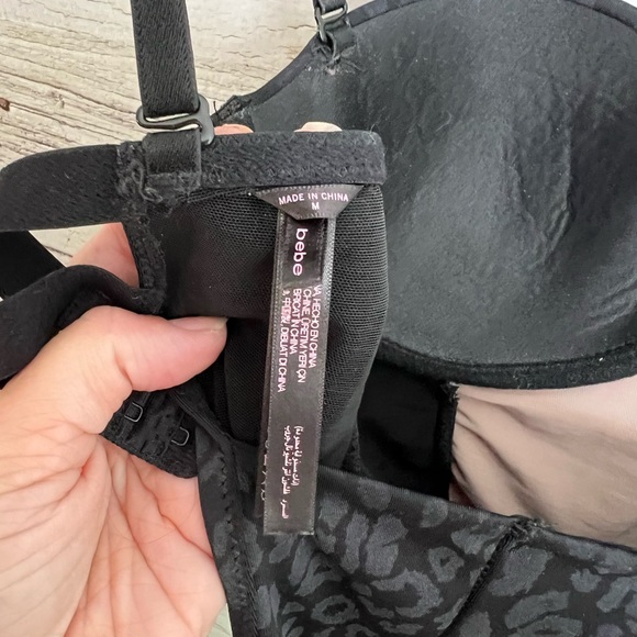 Bebe black lace mini dress size medium - Picture 9 of 9